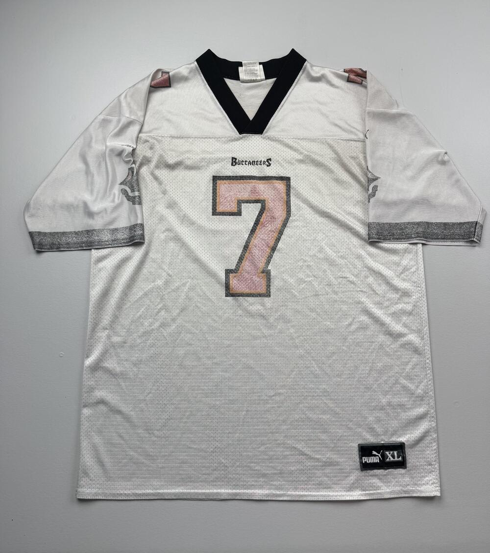 Vintage Tampa Bay Buccaneers Football Jersey Mens XL White NFL Puma Gramatica 7